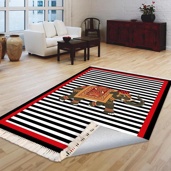 Milano Yıkanabilir Dekoratif Halı Kaymaz Taban | 8mm | MLN-DOT-HT613