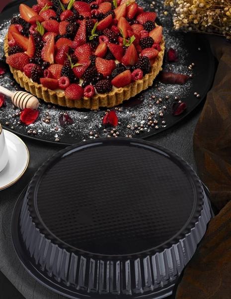 Bayev Emaye Tart Kalıbı Siyah