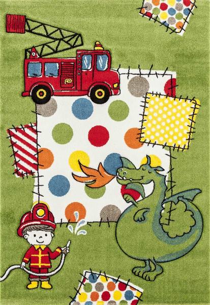 Festival Momo Çocuk Halısı | Yeşil | Momo-565-08-Green-133X190