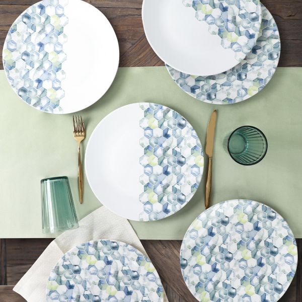 Skydrop Servis Tabağı 26 Cm 6 Adet - 19610-19611 | Keramika