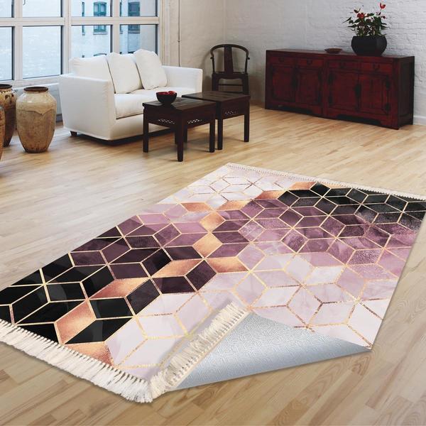 Milano Yıkanabilir Dekoratif Halı Kaymaz Taban | 8mm | MLN-DOT-HT323