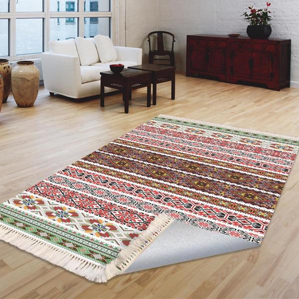 Milano Yıkanabilir Dekoratif Halı Kaymaz Taban | 8mm | Multi | MLN-HK020-1