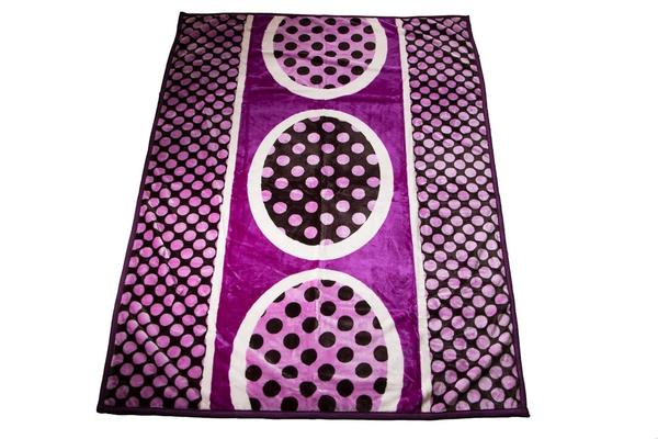 Onur Yün Battaniye Dea Klasik Mor 2 Kişilik