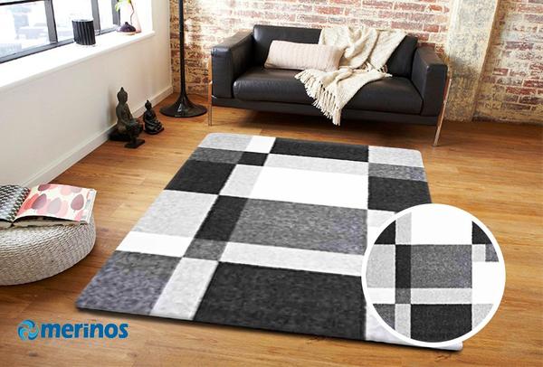 Merinos Casa Halı Mozaik | Gri | 853-95-Grey