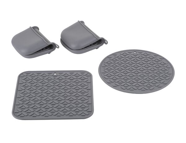 Tantitoni | Silikon Gri Nihale Tutamaç Seti 4 parça