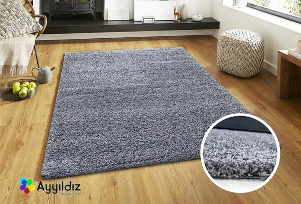 Ayyildiz Life Shaggy Halı 100% PP Shaggy 30mm 2000gr | Açık Gri | 1500LightGrey