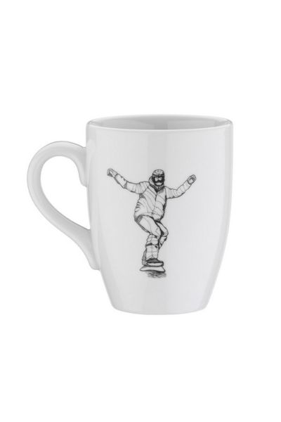 Kütahya Porselen Sporcu Mug Bardak Kayak