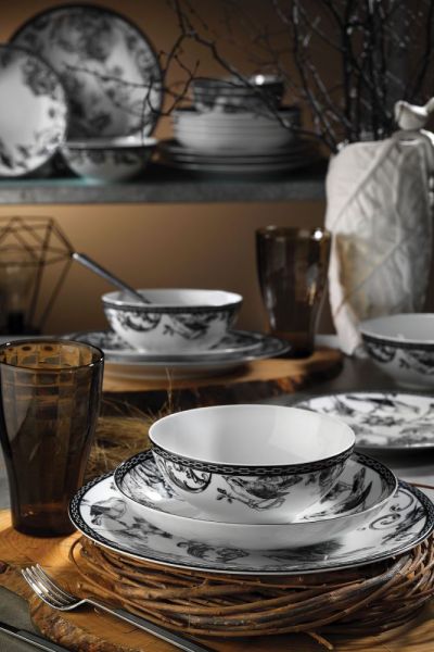 Kütahya Porselen 939012 Desen 24 Parça Yemek Seti