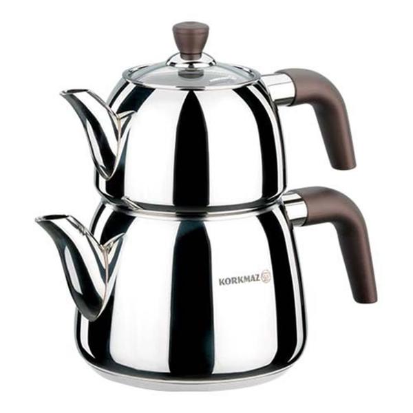 قرقماز الطبل 2.7 لتر الفولاذ المقاوم للصدأ إبريق الشاي