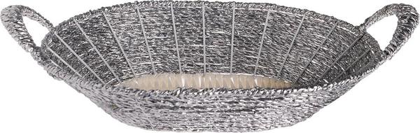 Dekonaz XL | Brotkorb | Silber | Oval | 26x41cm | Sept-0003
