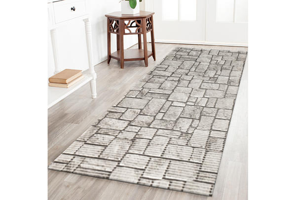 Aquamat | Dekorative Badematte | Polyester | Rechteckig Muster | 65cm | Aquamat-0015