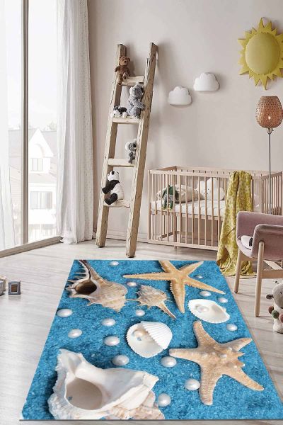 Birkilim Yıkanabilir İpeksi Kaymaz Taban Çocuk Odası Halısı | MLN-IP-HT-1063