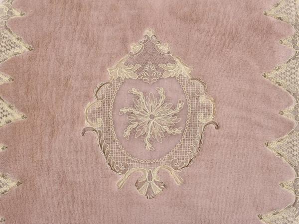 Amara French geschnürtes 2-teiliges Badematten-Set Cappucino