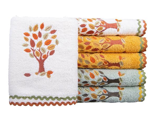6 Piece Terra Hand Face Towel Set