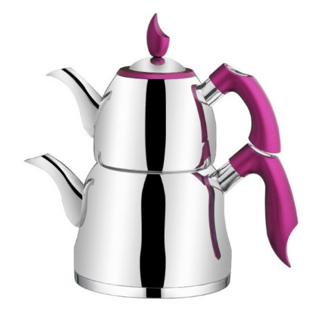 Taç Eliza Çaydanlık | Fuşya | Paslanmaz Çelik | TAC-5881