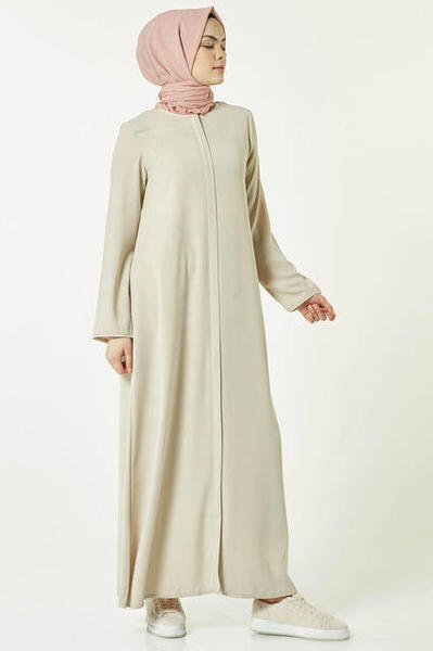 Gizli Fermuarlı Ecem Ferace