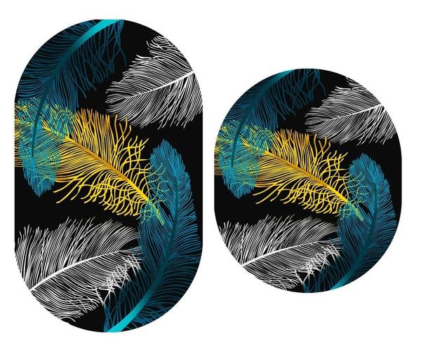 Bayev Decorative Oval 2`li Banyo Paspas Seti Klozet Takımı 1793 02