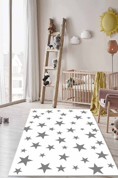 Birkilim Yıkanabilir İpeksi Kaymaz Taban Çocuk Odası Halısı | MLN-IP-HT-1131