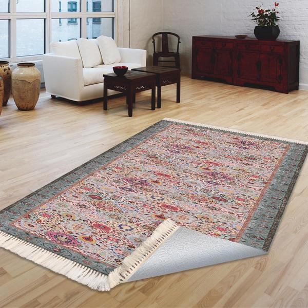 Milano Yıkanabilir Dekoratif Halı Kaymaz Taban | 8mm | MLN-DOT-HT678