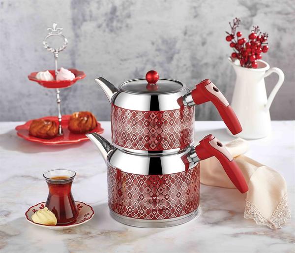 Mega Enza Kirmizi Çaydanlik