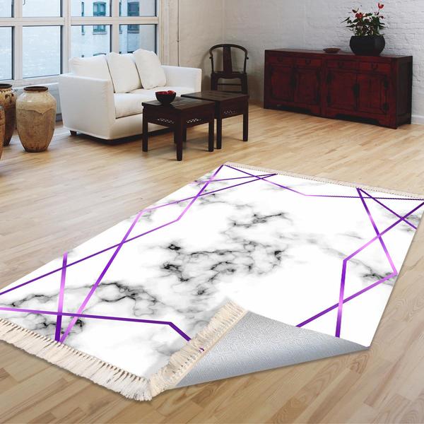 Milano Yıkanabilir Dekoratif Halı Kaymaz Taban | 8mm | MLN-DOT-HT328