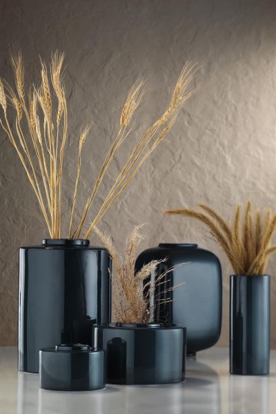 Kütahya Porselen Modern 10 cm Vazo Lacivert