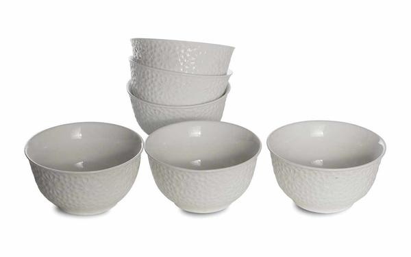 Bavary 6 Parça Porselen Çorba Kasesi Jadranka | Beyaz | 6 Kişilik