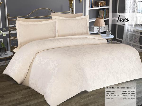 Minteks Platinum Double Duvet Cover Set - إيرينا كريم
