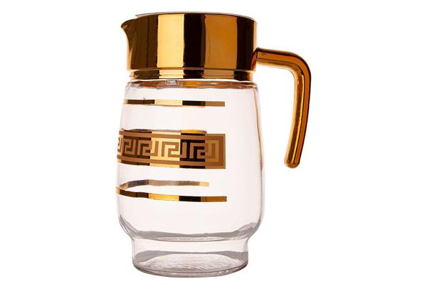 Dekonaz 7 Parça Sürahi Su Bardağı Seti | Altın | GP-0027