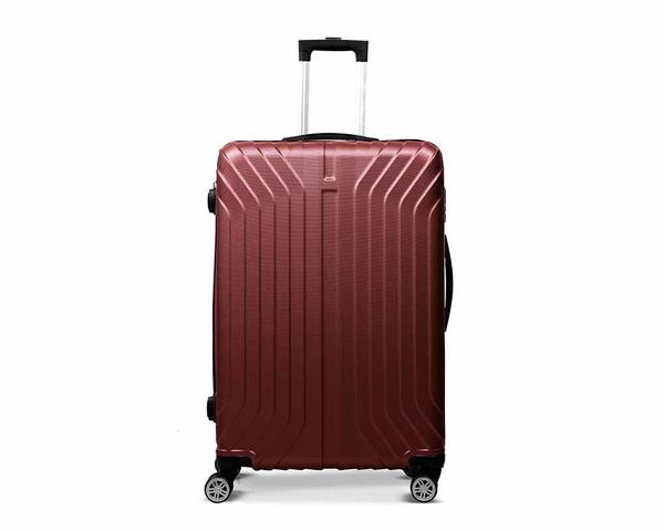 Hoffmans Vertical Line 3-Suitcase Set | Burgundy | 02070