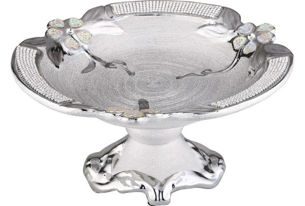 Almina Dekoratif Tabak | Gümüş | Al-2560-s