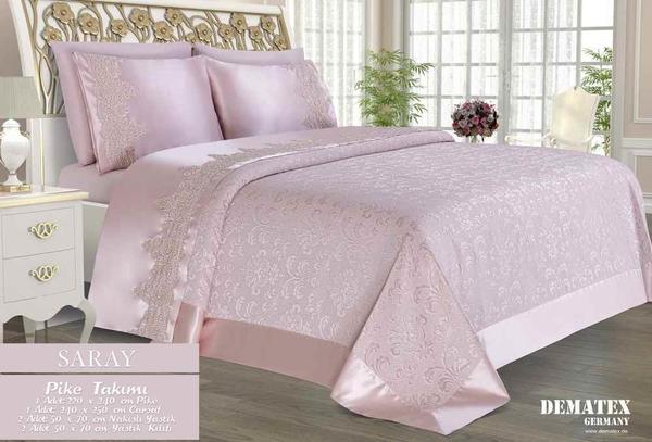 Dematex Pike Takımı Saray Pembe 2 Kişilik