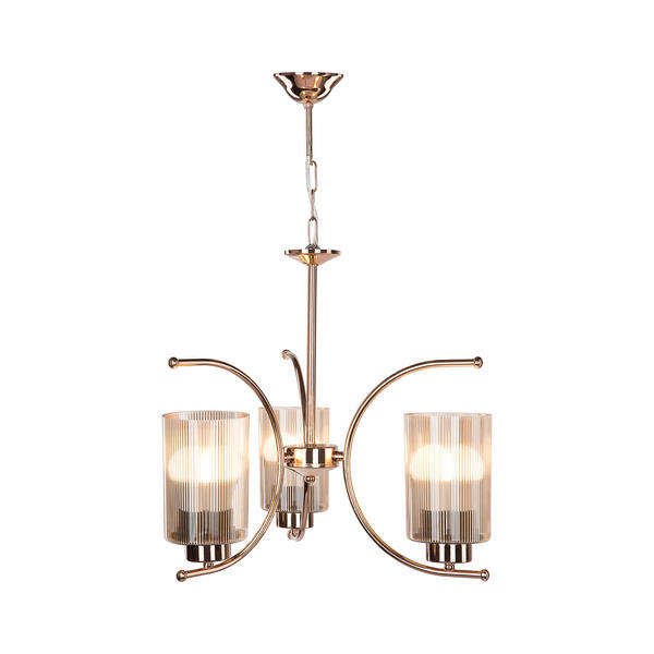 Azer 3Lü Avize Altın