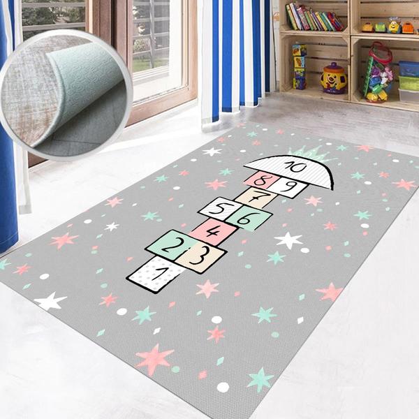 Milano Yıkanabilir Dekoratif Halı Kaymaz Taban | 8mm | MLN-DOT-HT266