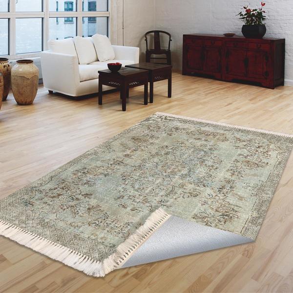 Milano Yıkanabilir Dekoratif Halı Kaymaz Taban | 8mm | MLN-DOT-HT132