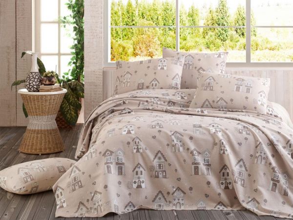 Dowry Ares Double Pique Set Beige