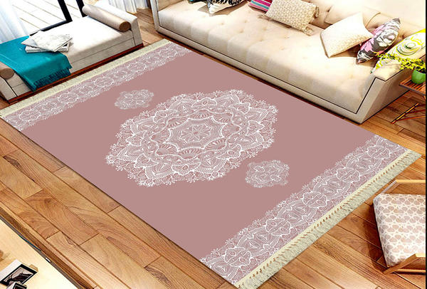 Waschbare Teppiche von Roland im 5er Set | Rose | roland-3000-rose