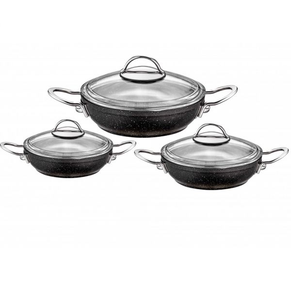 أوز لايف | طقم ازرا بلاك صحان 6 قطع