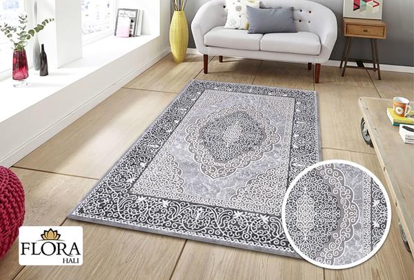 Flora Zarah Collection Halı | Gri | F-4333A-Grey