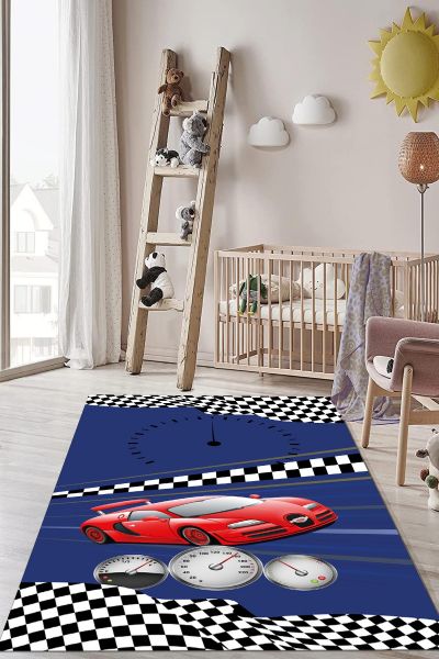 Birkilim Yıkanabilir Dekoratif Halı İpeksi Kaymaz Taban | MLN-IP-HP-789