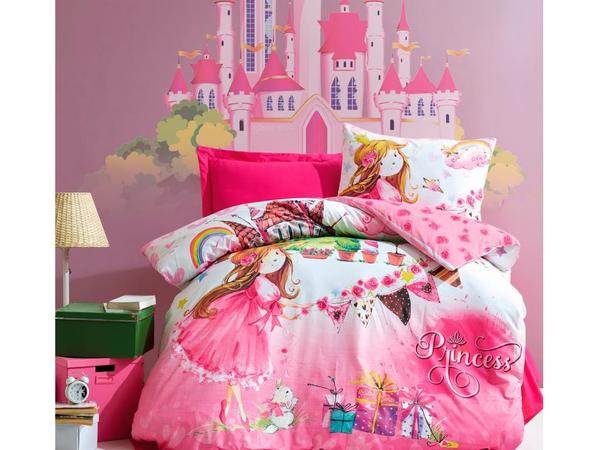Ensemble de housse de couette simple Cottonbox Junior Princess Rose