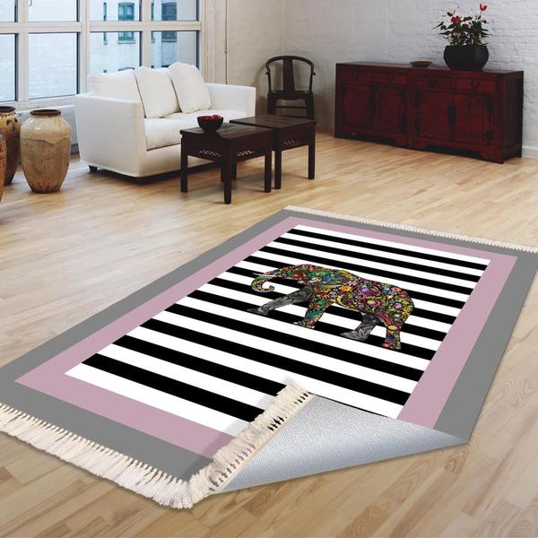 Milano Yıkanabilir Dekoratif Halı Kaymaz Taban | 8mm | MLN-HS534-1