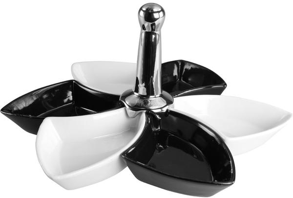 Duygu Lüks Çerezlik | Dönmeli | Siyah & Beyaz | Dg-yl-1139-bwe