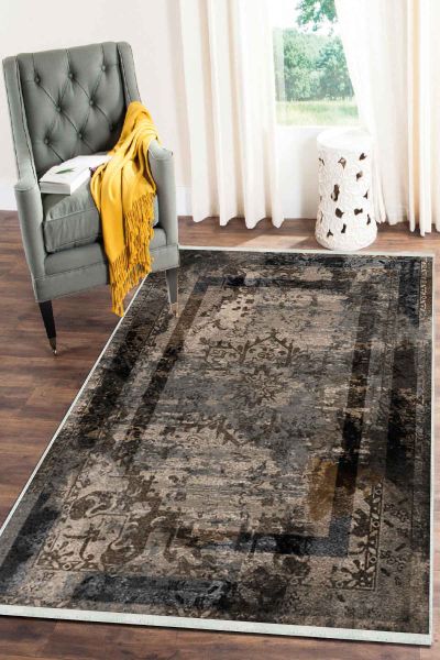 Birkilim Yıkanabilir Dekoratif Halı İpeksi Kaymaz Taban | MLN-IP-SD-280