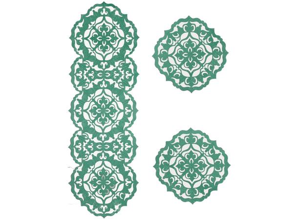 Luxury Star Kadife Salon Takımı 3 Parça Mint