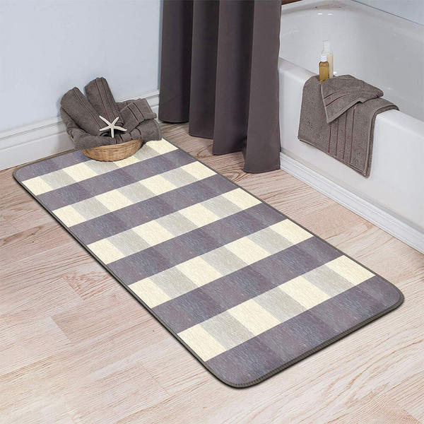 Prizma Prestij 80x150 Bath Mat Carpet - Gray