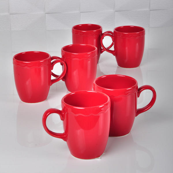 Red Juliet Mug 9 cm 6 Stück | Keramika