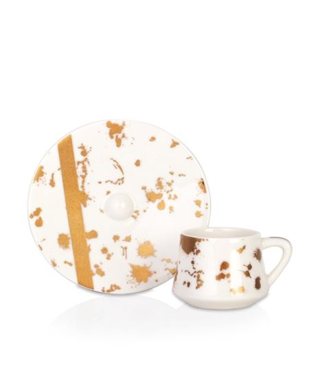 مطبخ اكار | طقم فناجين قهوة بورسلين 6 أشخاص