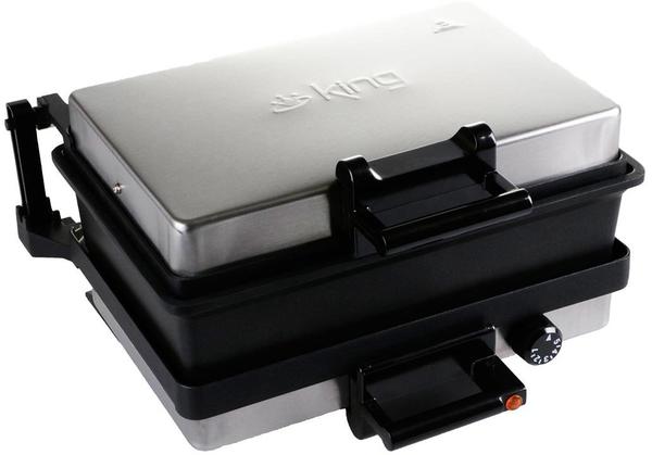 King Elektrikli Teflon Izgara | Gümüş | 2000W | 40666