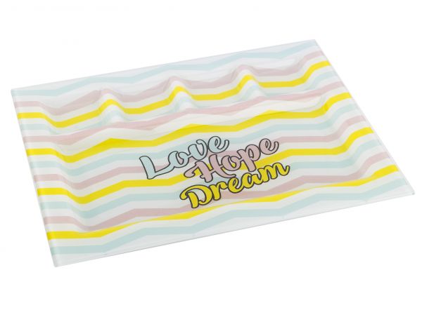 012-01- Glas Liebe-Hoffnung-Traum Frühstücksteller